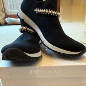 Jimmy Choo Verona embellishment slip-on sneakers